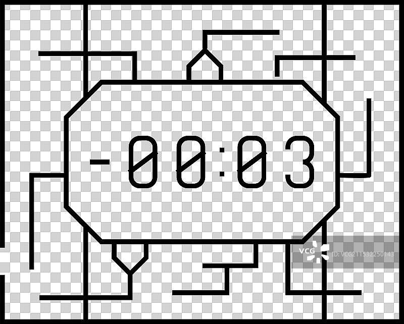 炸弹武器线条图标图片素材