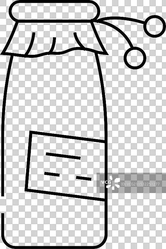 番茄汁线条图标图片素材