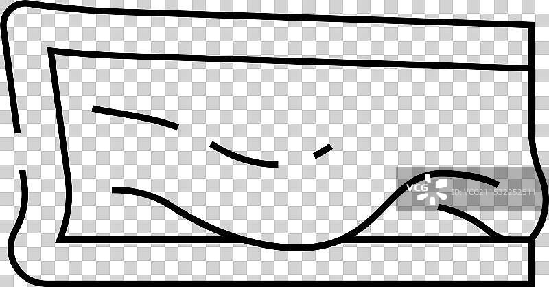 布里奶酪线条图标图片素材