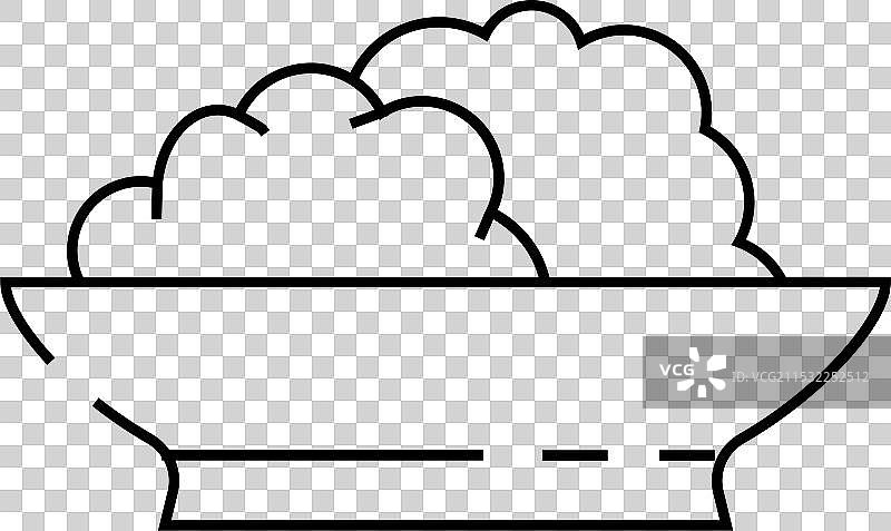 瑞可达奶酪线条图标图片素材