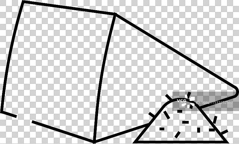 帕尔马干酪线条图标图片素材