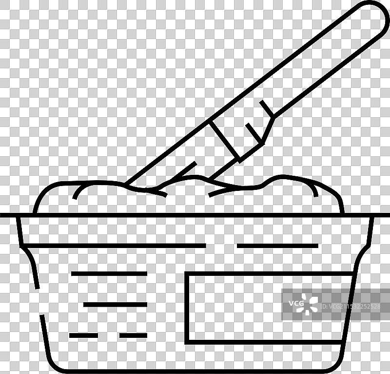 软奶酪线条图标图片素材