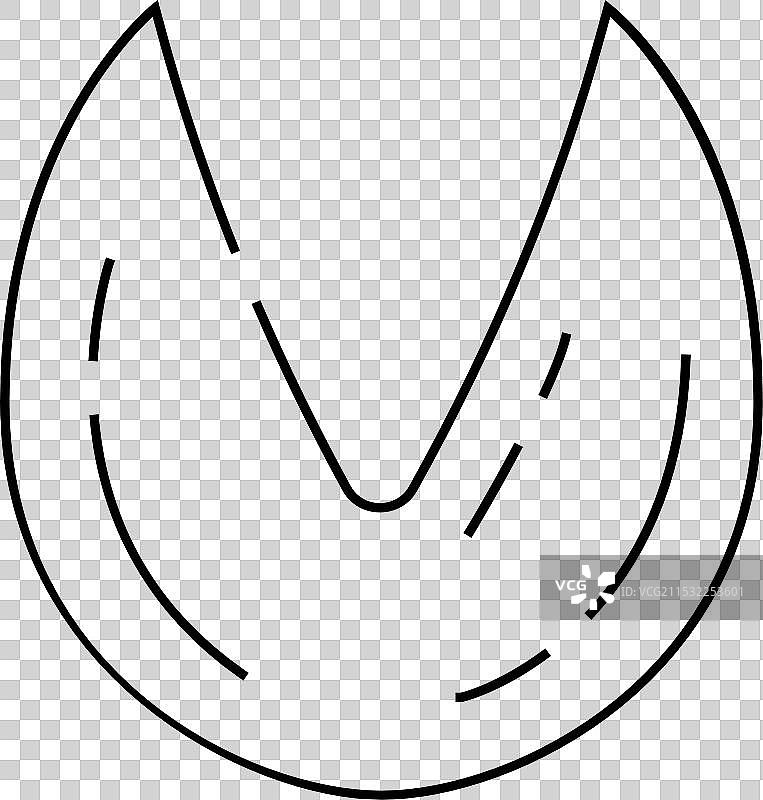 马腿印线条图标图片素材