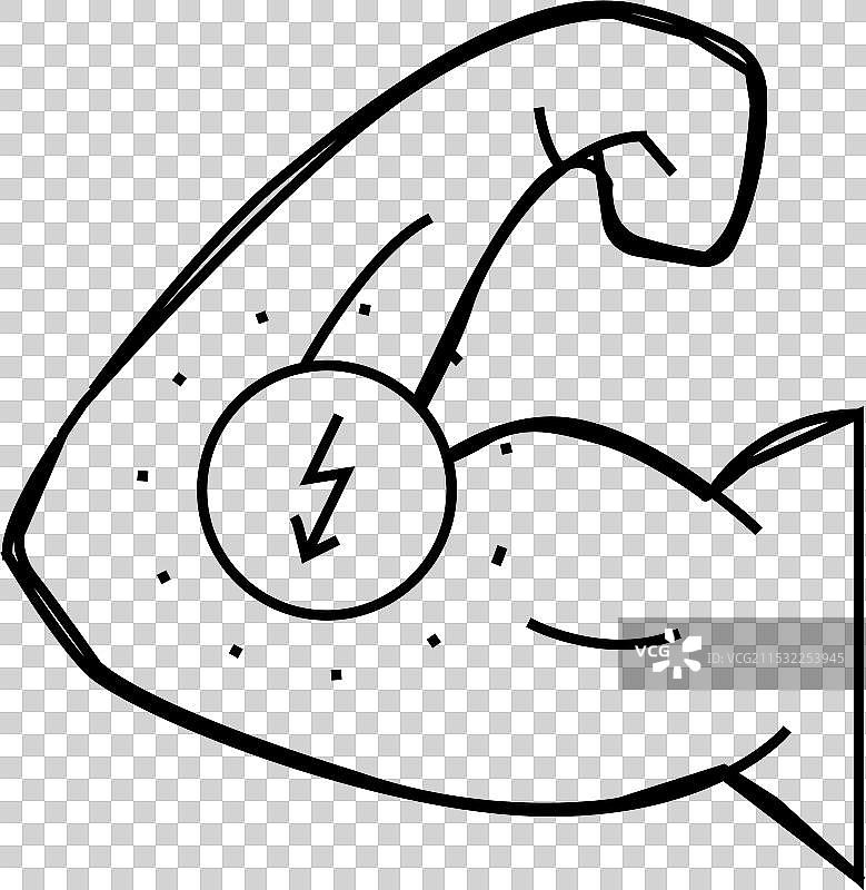 肌肉疼痛线条图标图片素材