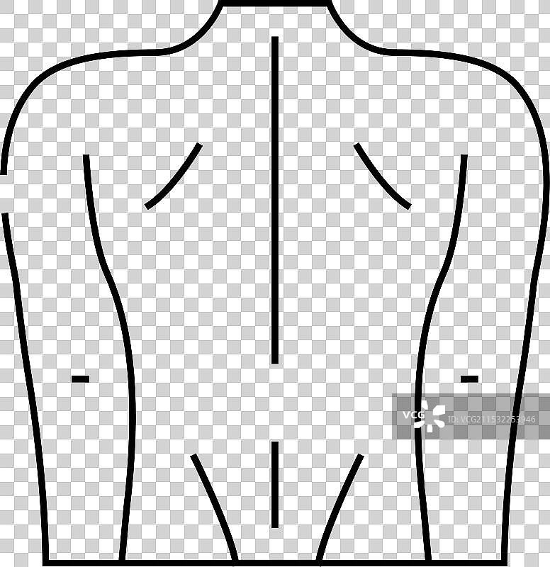 皮疹过敏痘痘线条图标图片素材