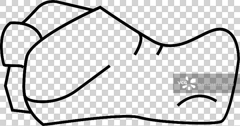 肩关节线条图标图片素材