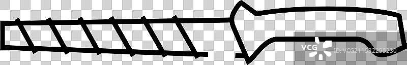 刀具磨刀器线条图标图片素材