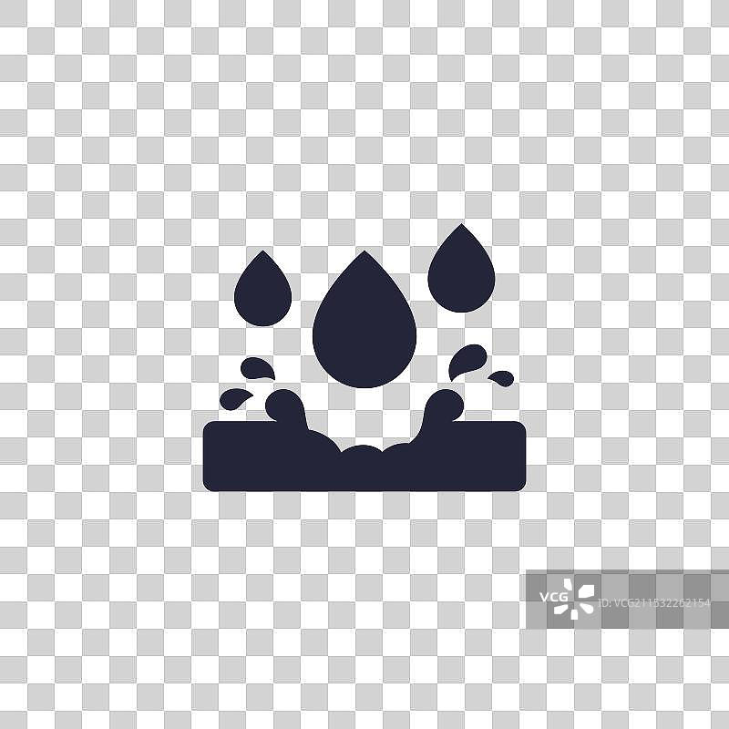 腐蚀性材料和酸的图标标识图片素材