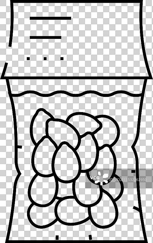 真空包装橄榄线条图标图片素材