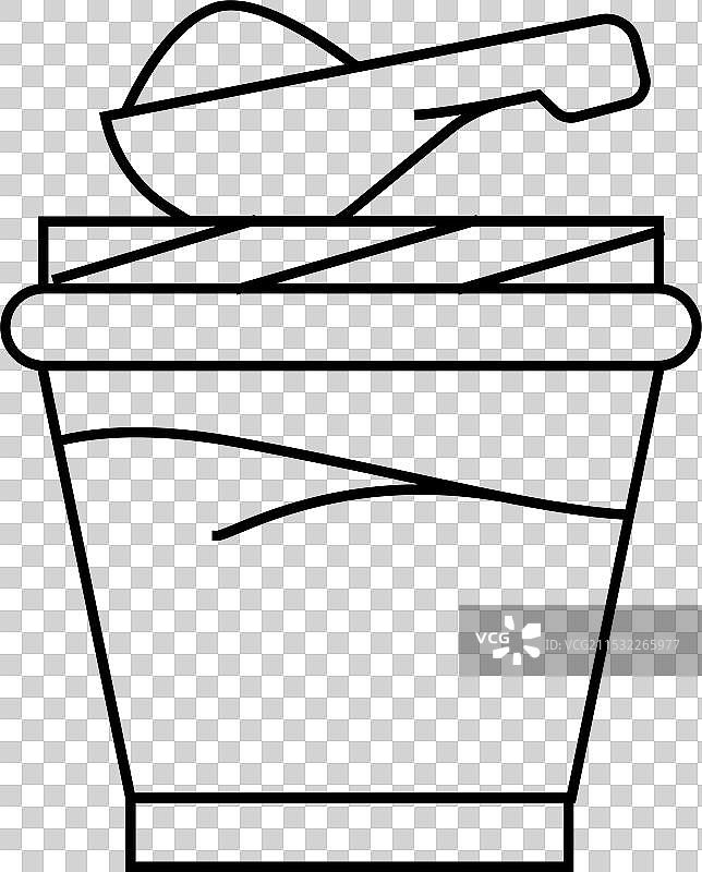 酥油牛奶产品线图标图片素材