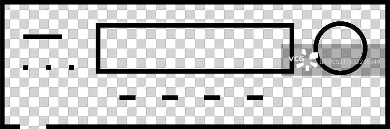 复古小工具的线条图标图片素材