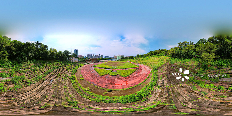 中国广西壮族自治区南宁市兴宁区民生街道，人民公园足球场图片素材