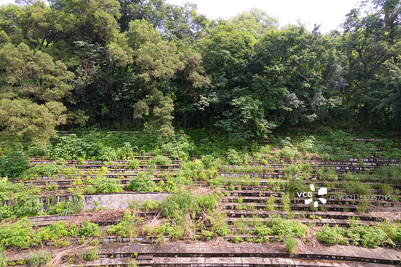中国广西壮族自治区南宁市兴宁区民生街道，人民公园足球场图片素材