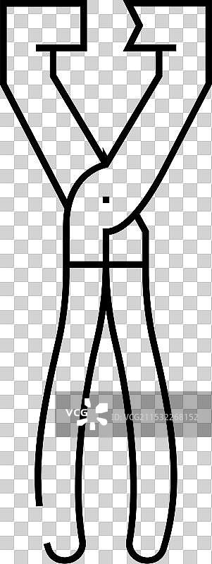 软管夹钳线条图标图片素材