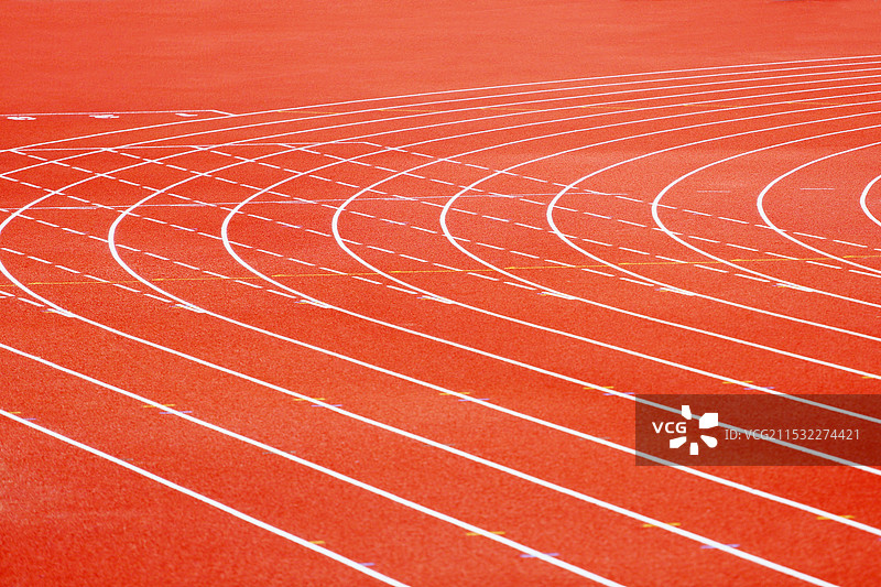 体育场田径跑道特写图片素材