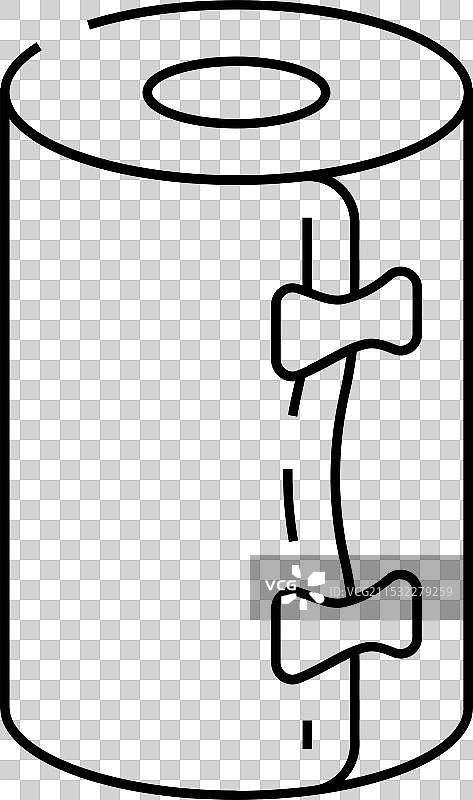 绷带急救线条图标图片素材