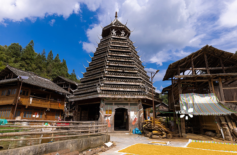 黄岗侗寨图片素材