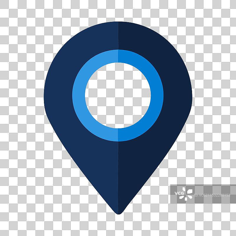 导航和地图的定位图标图片素材