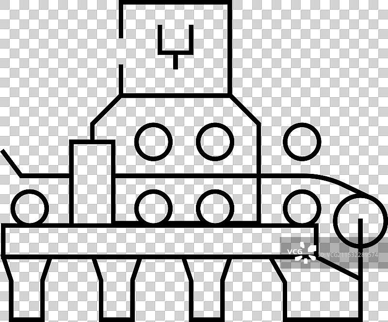 热轧钢生产线图标图片素材