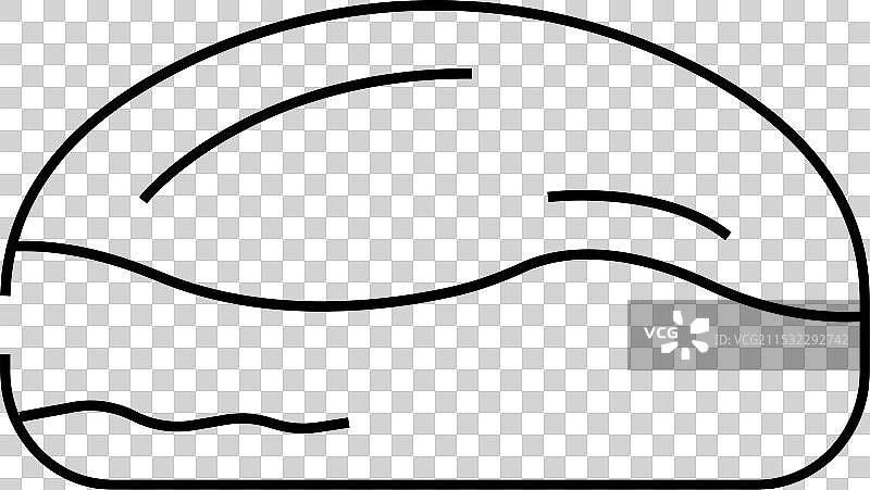 巧克力包子 食物 餐点 线条图标图片素材