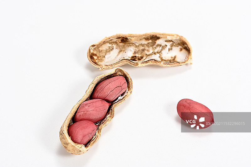 俗称长生果的花生特写图片素材