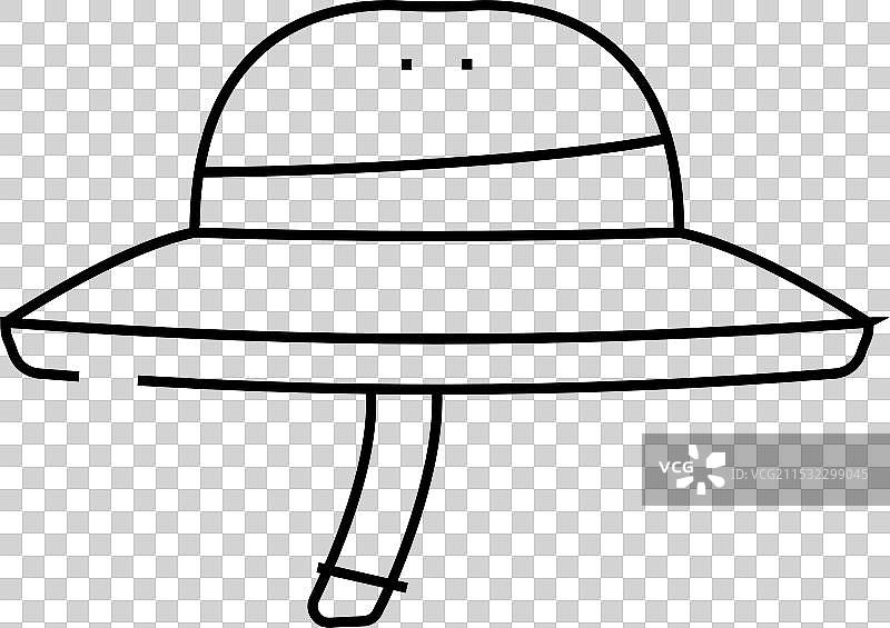 狩猎帽线条图标图片素材