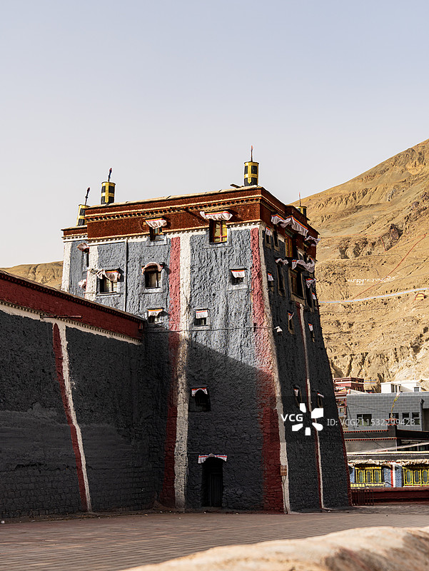 日喀则萨迦寺景区图片素材