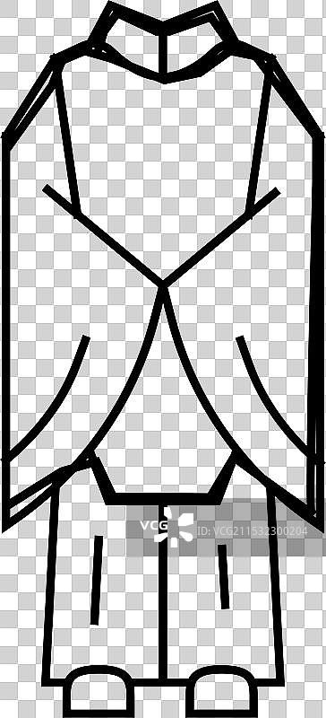 神道教祭司袍 神道教 线条图标图片素材