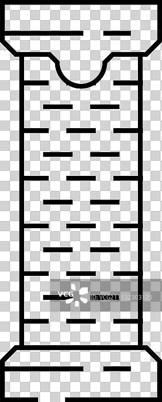 管道烟熏器线条图标图片素材