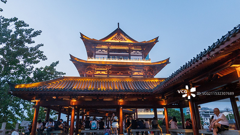 长沙火宫殿夜市图片素材