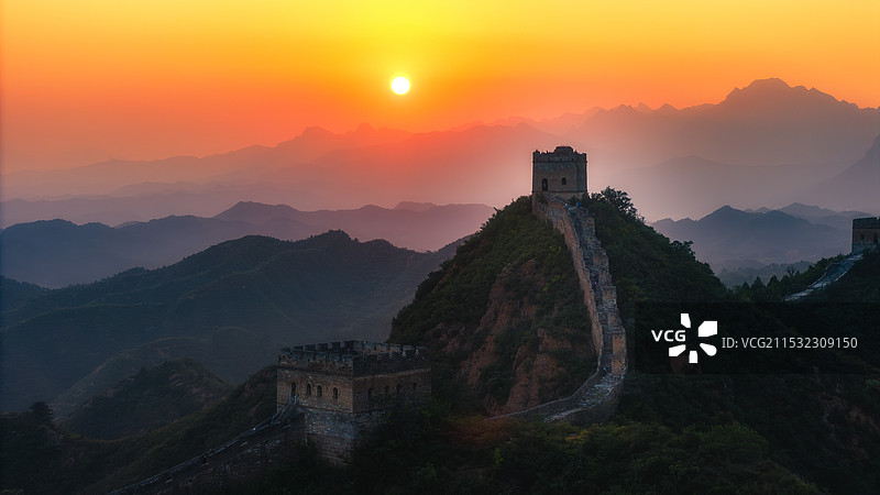 金山岭长城图片素材