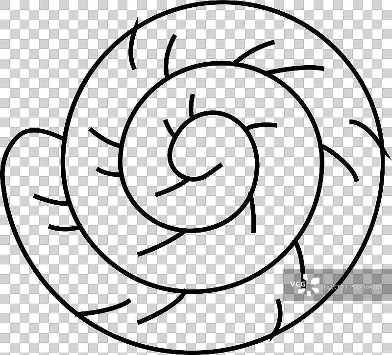 土耳其美食的博雷克酥皮点心线条图标图片素材