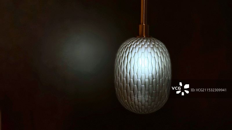 卧室床头的吊灯图片素材