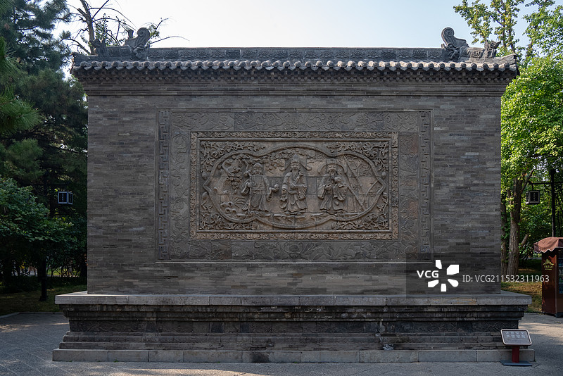 山西省太原市晋祠图片素材