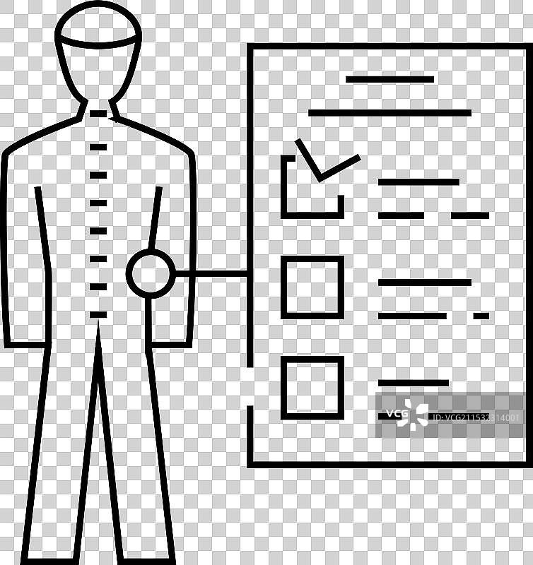 心身连接 神经科学 神经学 线条图片素材