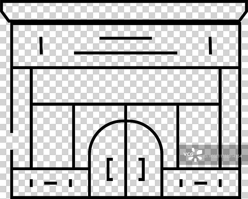 脱毛沙龙蜡脱毛线条图标图片素材