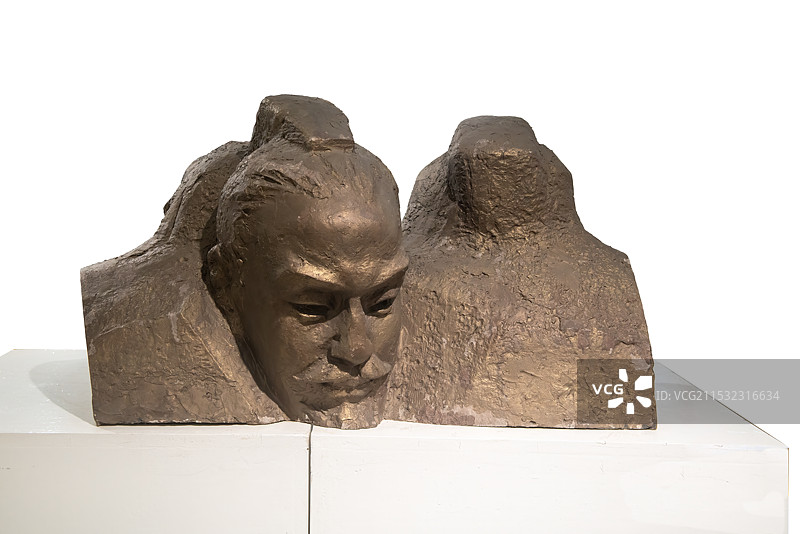 中国古代军事家雕像，孙武，思索者图片素材