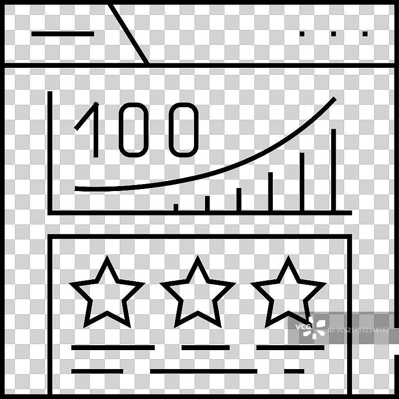 页面权威 SEO 线条图标图片素材