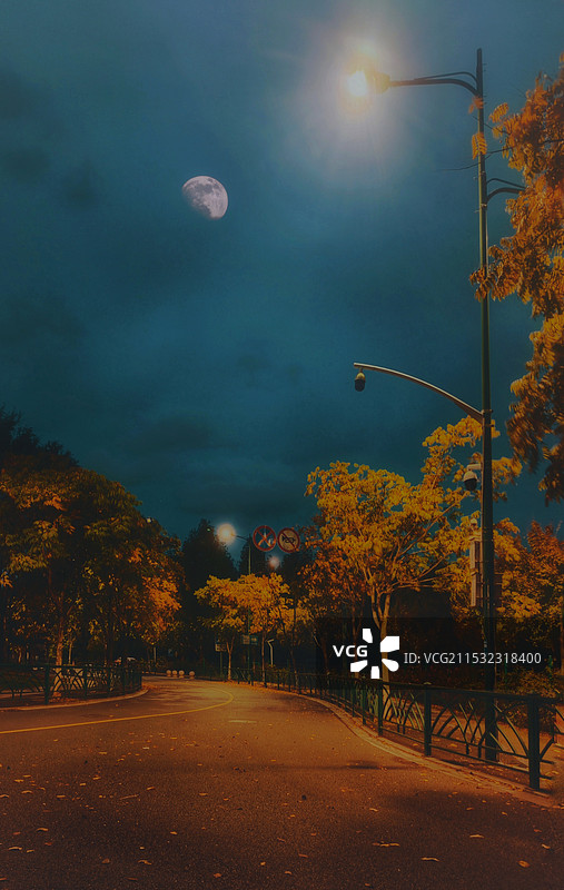 夜晚时刻图片素材