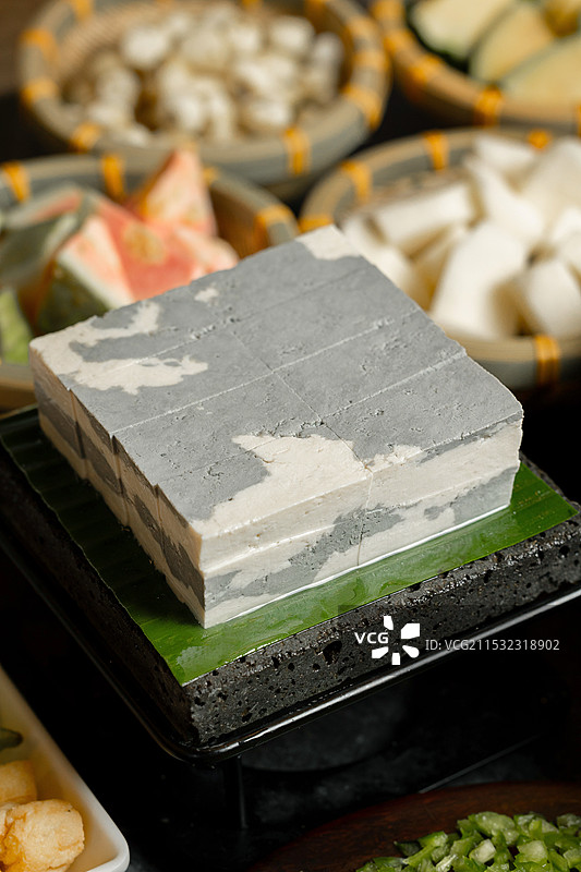 白豆黑豆火山豆腐豆制品火山石豆腐石板豆腐图片素材