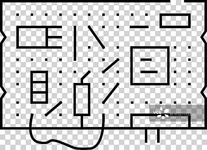 DIY电子技术爱好者线条图标图片素材