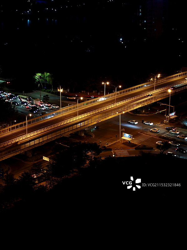 厦门扫街之集美杏林湾夜景图片素材