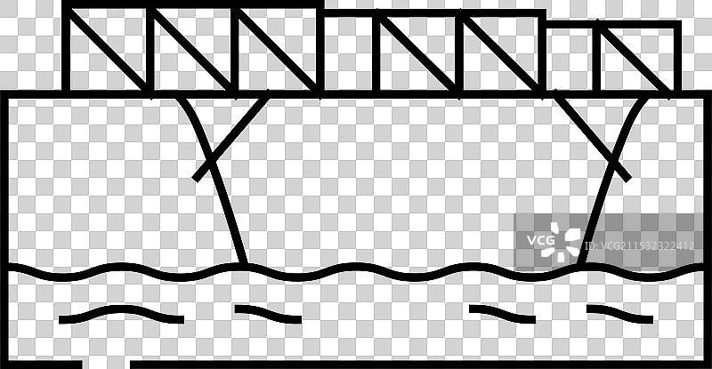 贝利桥线条图标图片素材