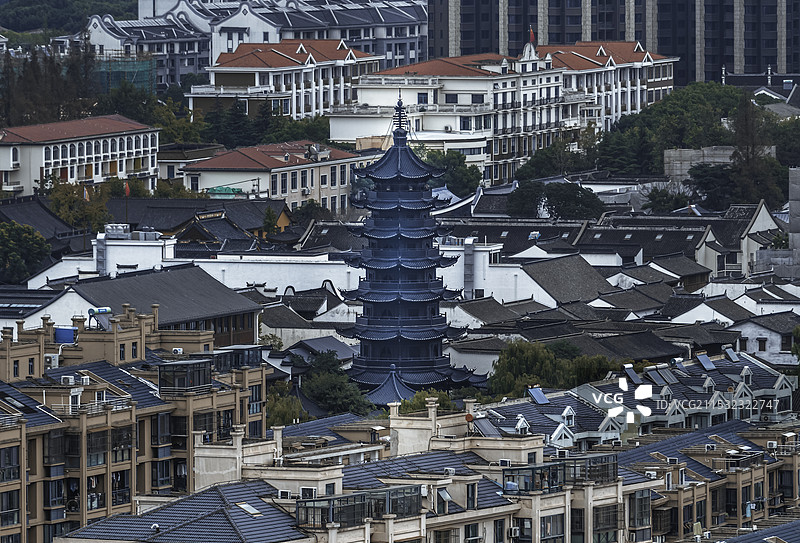 泗泾古镇安方塔图片素材