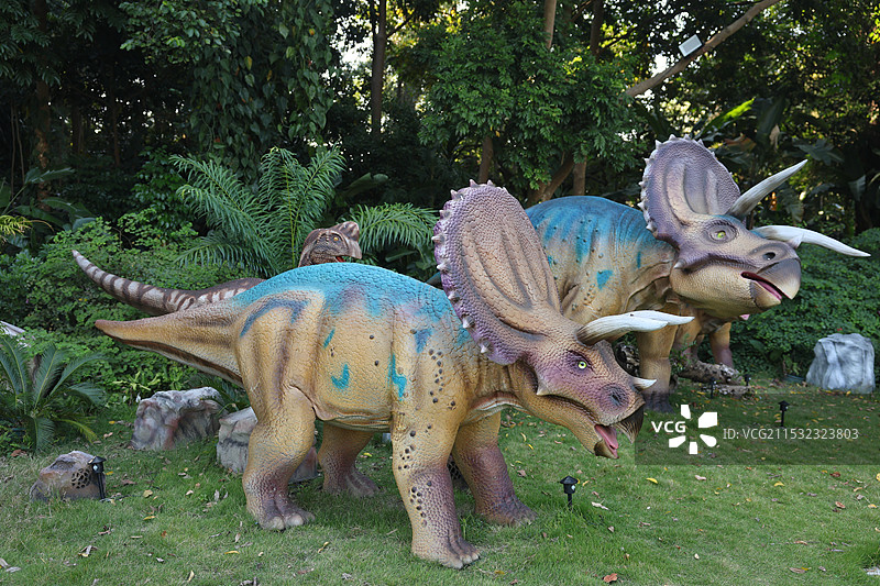 南宁青秀山风景区的恐龙世界图片素材