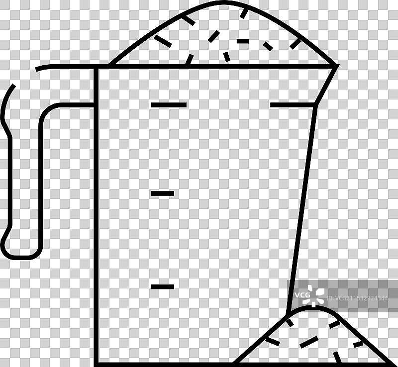 颗粒木屑颗粒线条图标图片素材