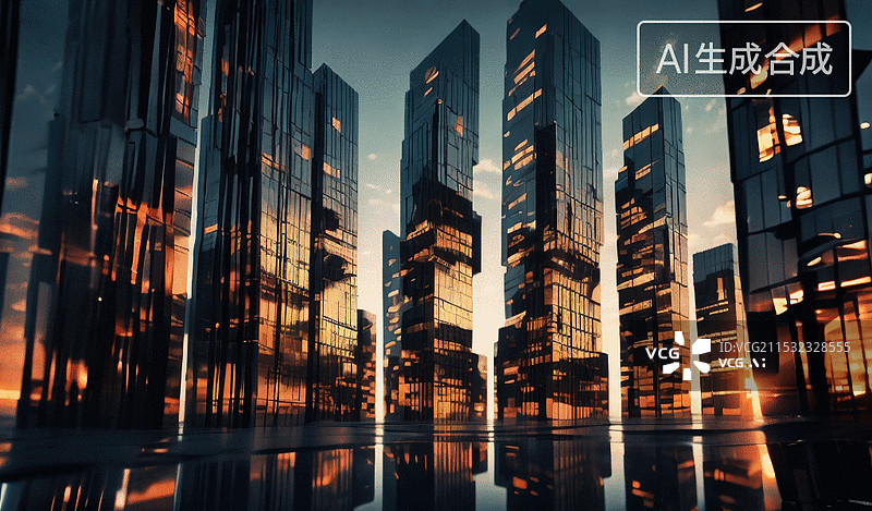 【AI数字艺术】未来城市图片素材