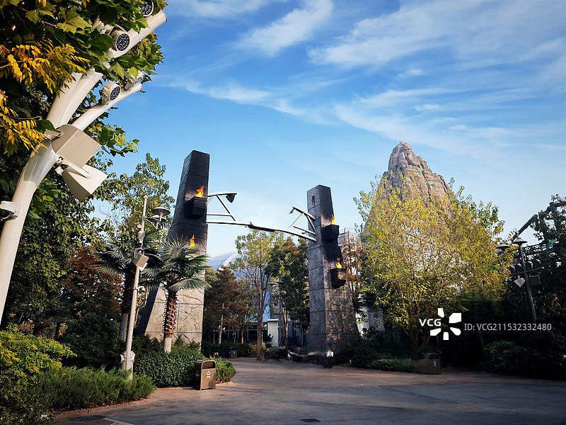 北京环球影城-侏罗纪世界图片素材