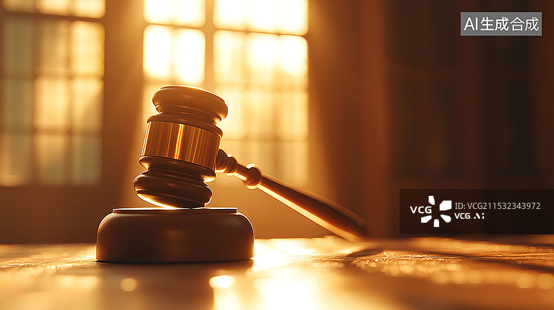 【AI数字艺术】法官的木槌图片素材
