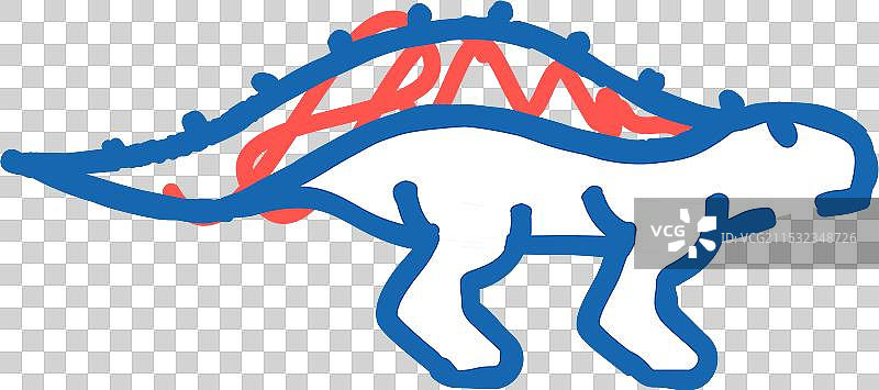 加斯托尼亚恐龙标志图标涂鸦图片素材